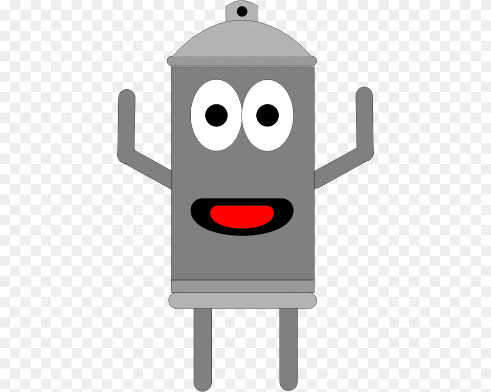 Anthropomorphic Spray Can Portable Network Graphics, Mailbox, Robot Png Image