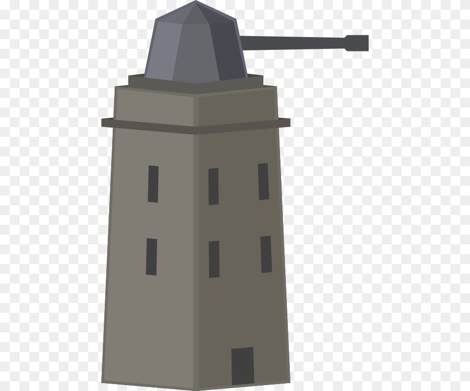 Anti Air Tower Or Turret Turret Clipart, City, Architecture, Building, Beacon Free Transparent Png
