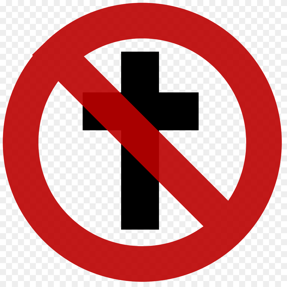 Anti Catholicism Clipart, Sign, Symbol, Road Sign Free Png