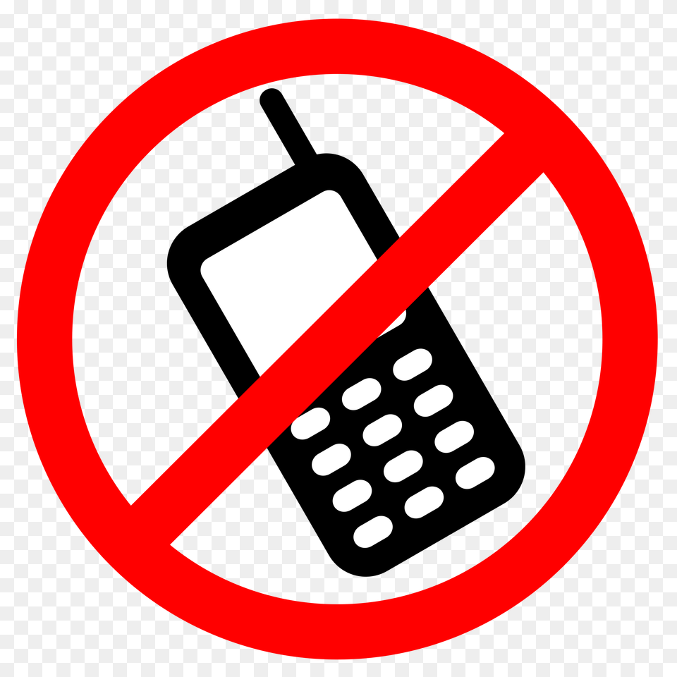 Anti Cell Phone Ban Mobile Phones, Sign, Symbol, Electronics, Road Sign Png Image