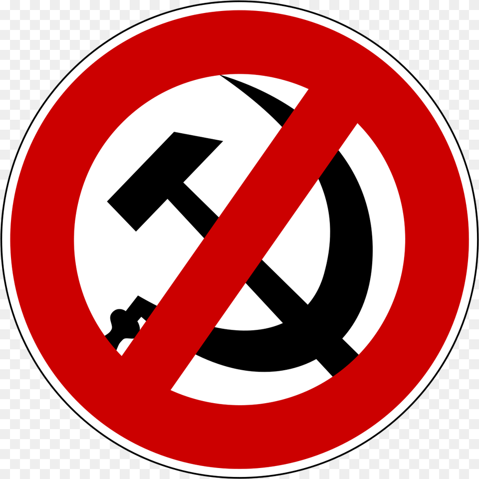 Anti Communist, Sign, Symbol, Road Sign Png