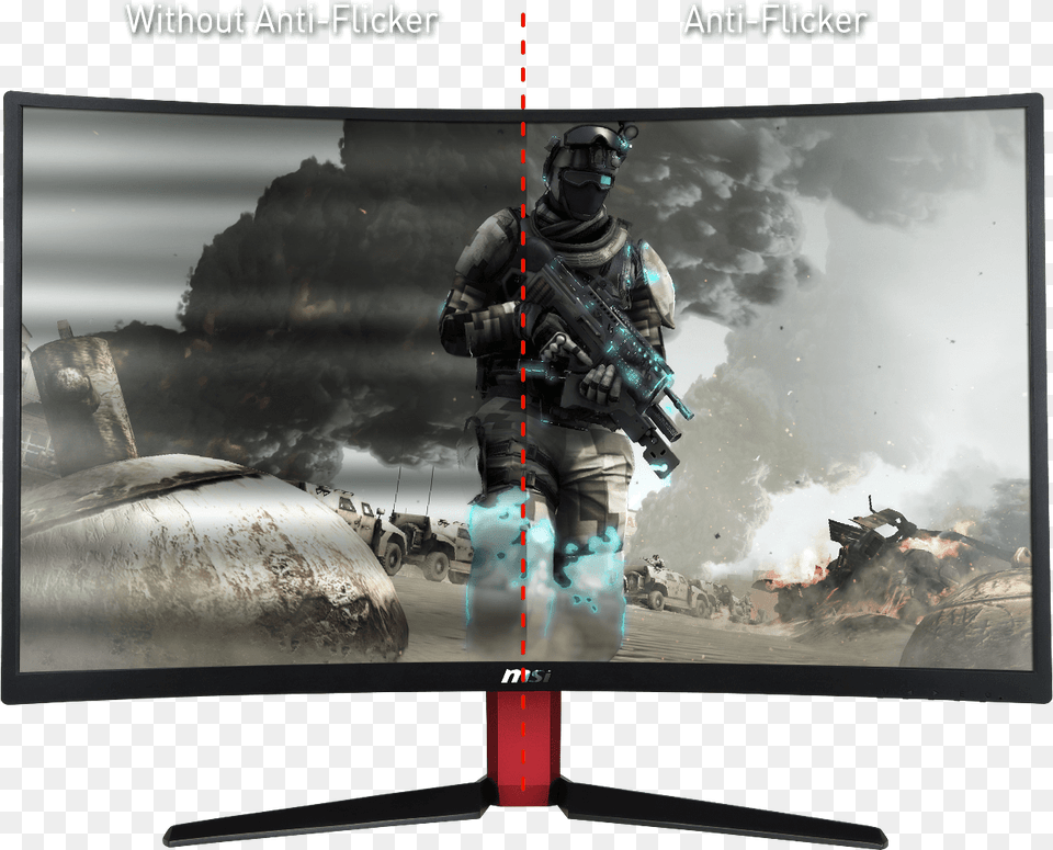 Anti Flicker Technology Msi Optix Ag32c, Computer Hardware, Electronics, Tv, Hardware Free Transparent Png