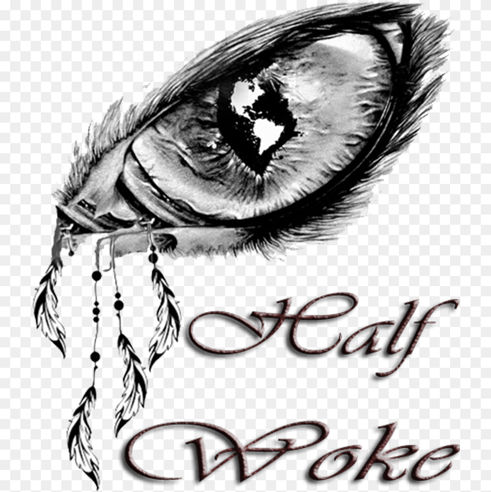 Anti Government Eye See A Dying World Dream Catcher Easy Wolf Eyes Drawing, Book, Publication, Adult, Female Free Png Download