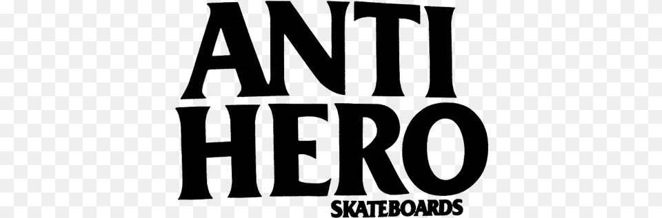 Anti Hero Anti Hero Skateboards Logo Text, Letter, Publication Free Transparent Png