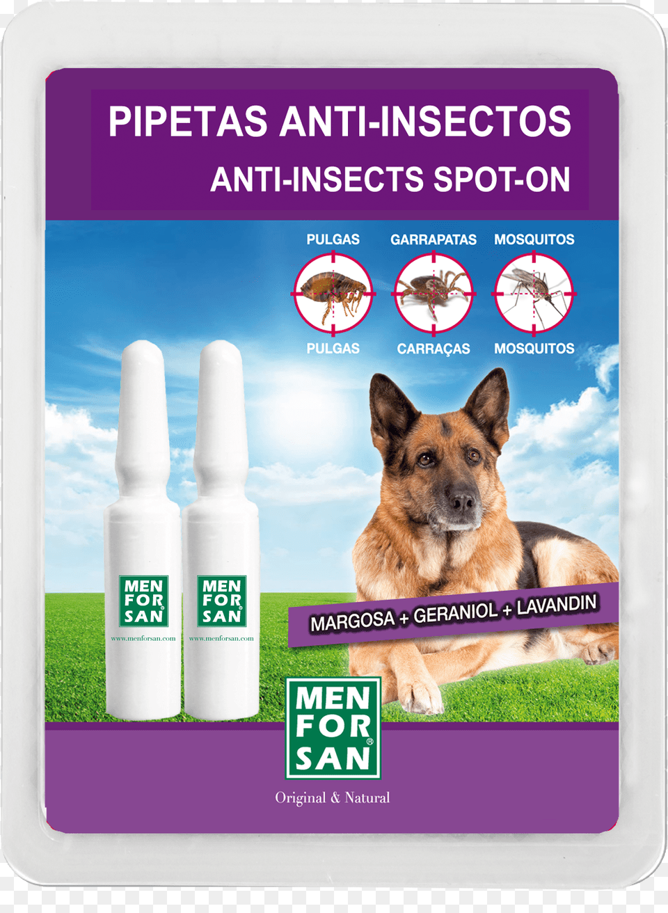 Anti Insects Spot On For Dogs Pipeta Perros Que Es, Animal, Canine, Dog, Mammal Free Png Download