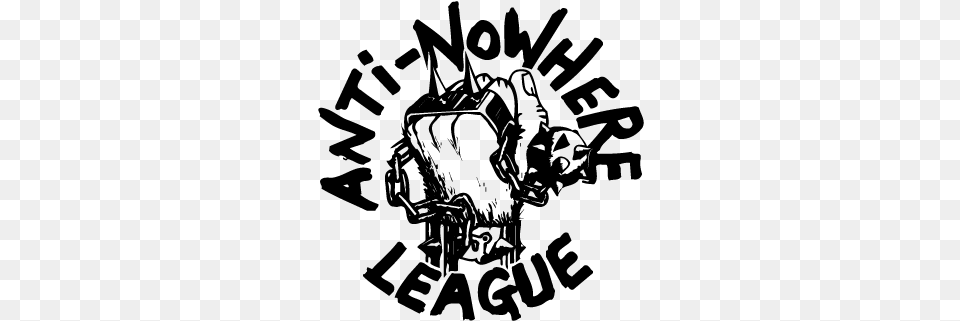 Anti Nowhere League Logo, Gray Free Png