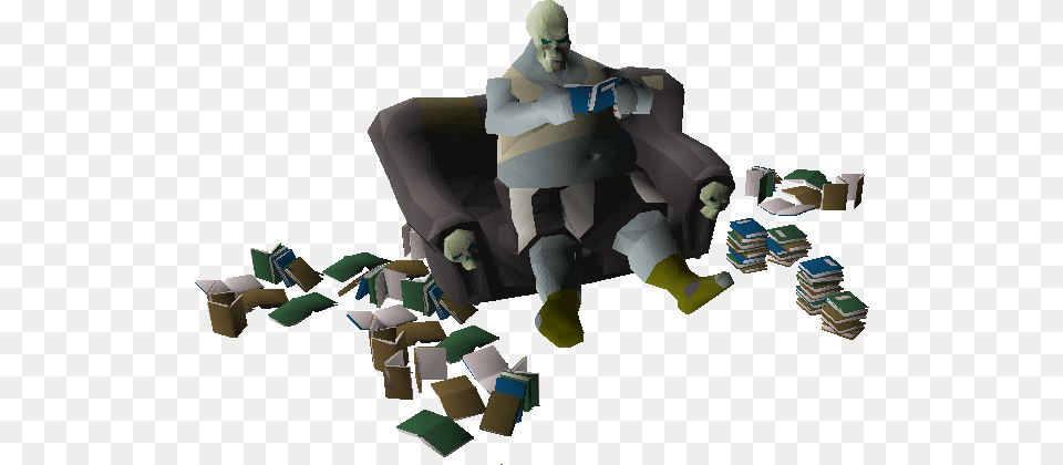 Anti Santa Anti Santa Runescape, Couch, Furniture, Adult, Male Free Png Download