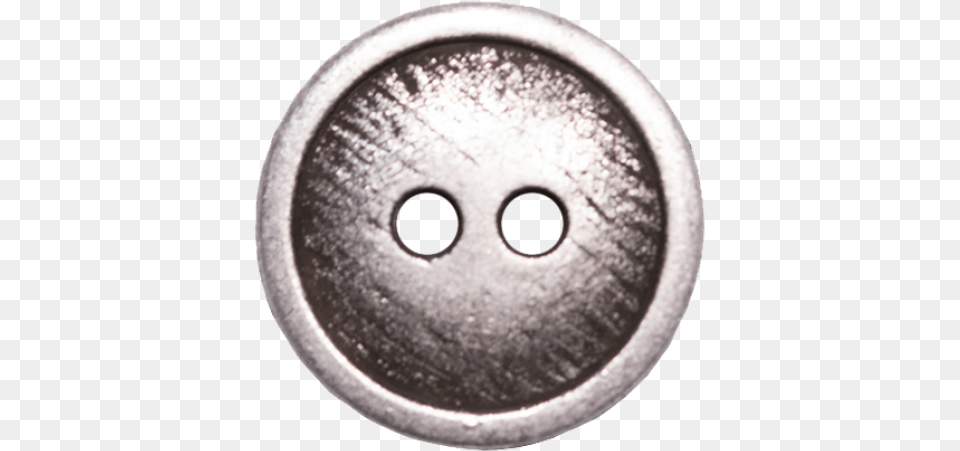 Anti Silver Antique Metal Button, Hole Free Png Download