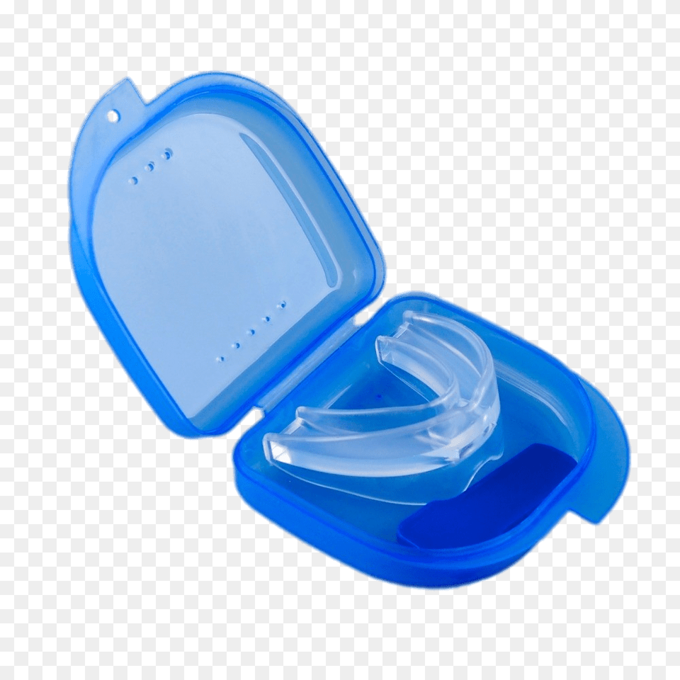 Anti Snoring Mouthpiece In Blue Container Transparent, Indoors, Plastic, Bathroom, Room Png