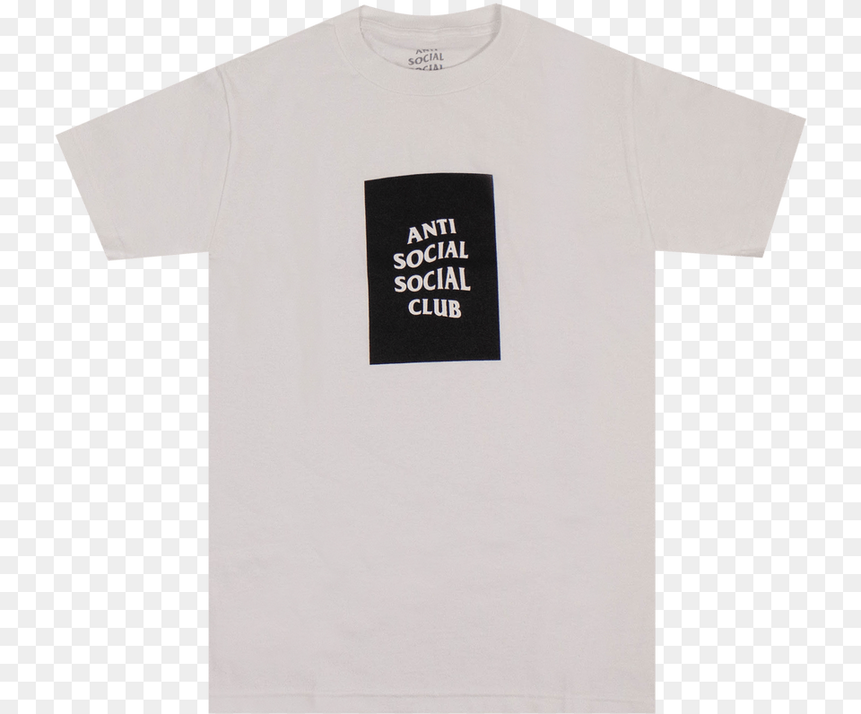 Anti Social Club Box Logo T The North Face, Clothing, T-shirt, Business Card, Paper Free Transparent Png