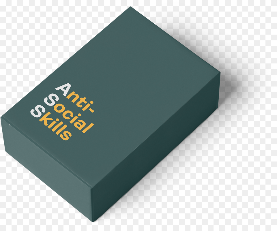 Anti Social Skills Horizontal, Box, Rubber Eraser Free Png