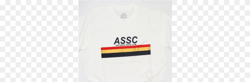 Anti Social Social Club Assc Gold Stripes T Shirt Active Shirt, Clothing, T-shirt Free Transparent Png