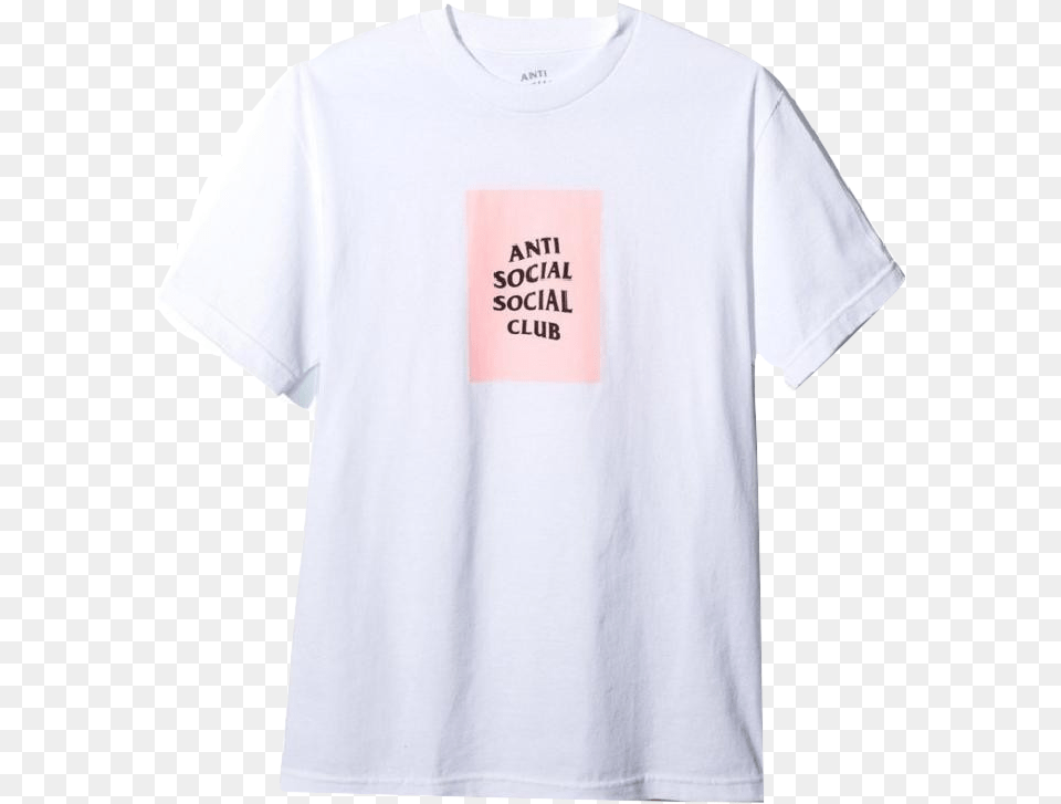 Anti Social Social Club Ladies Tshirt White, Clothing, T-shirt, Shirt, Sleeve Free Transparent Png