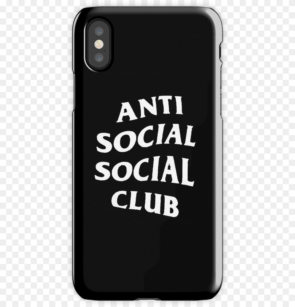 Anti Social Social Club Logo Iphone X Snap Case Anti Social Social Club New York, Electronics, Mobile Phone, Phone Png Image