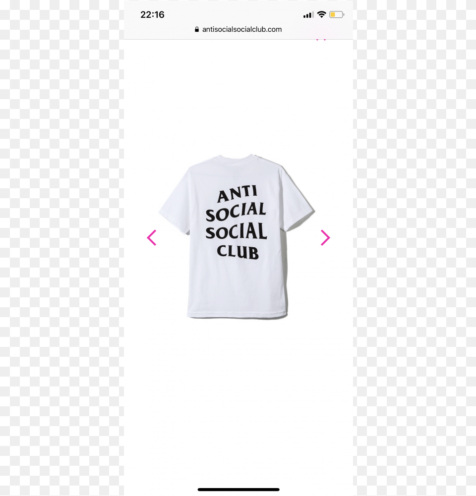 Anti Social Social Club T Shirty Anti Social Club Phone Case Iphone, Clothing, T-shirt Free Png