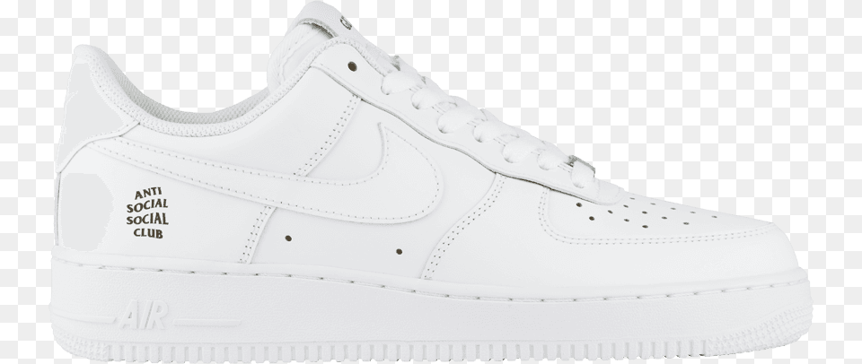 Anti Social Social Club X Air Force 1 Low Nike Air Force 1 Jester White, Clothing, Footwear, Shoe, Sneaker Free Png