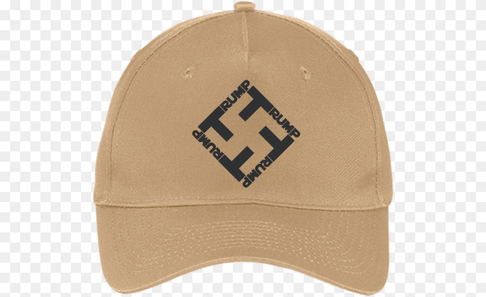 Anti Trump Nazi Swastika Five Panel Twill Cap Certified Badass Gold Five Panel Twill Cap, Baseball Cap, Clothing, Hat, Helmet Free Png Download