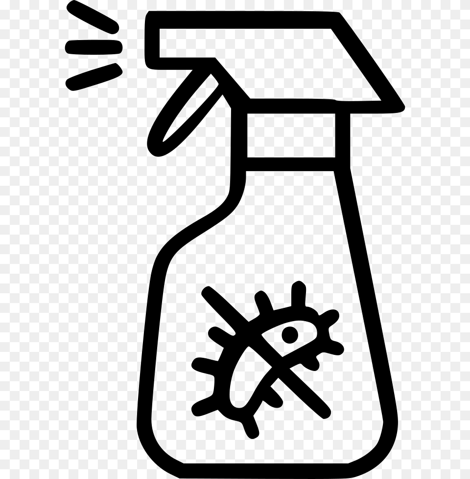 Antibacterial Spray Disinfectant Clipart, Ammunition, Grenade, Weapon, Stencil Free Transparent Png