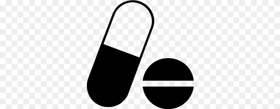 Antibiotic Drugs Pill Medicine Capsule Aspirin Illustration, Gray Free Transparent Png
