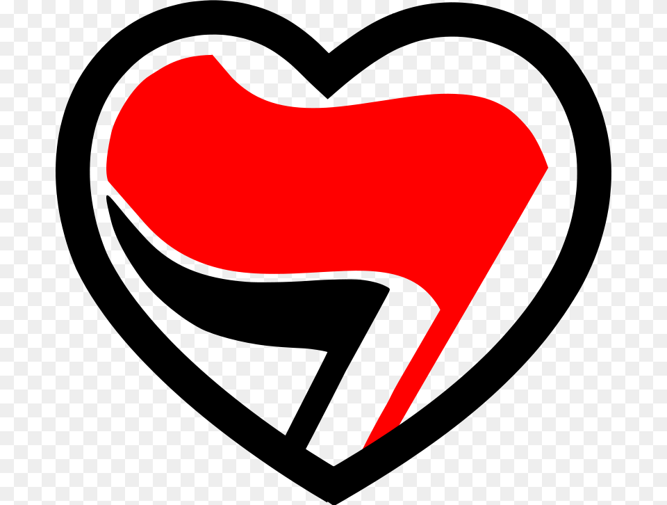 Antifa Heart, Cushion, Home Decor, Logo Png Image