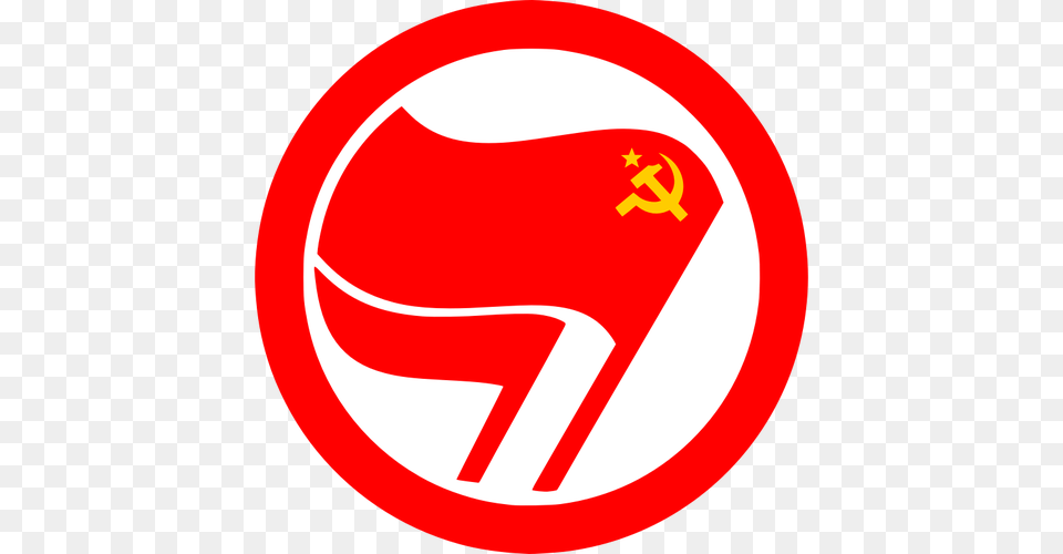 Antifascist Communist Action Red Symbol, Sign, Logo, Food, Ketchup Free Png Download