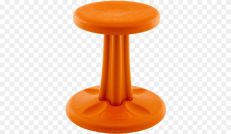 Antimicrobial Orange Wobble Kids Chair Wobble Chair, Furniture Png