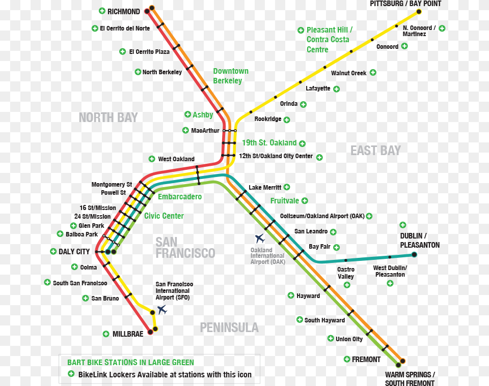 Antioch Bart Line Stops Free Png Download