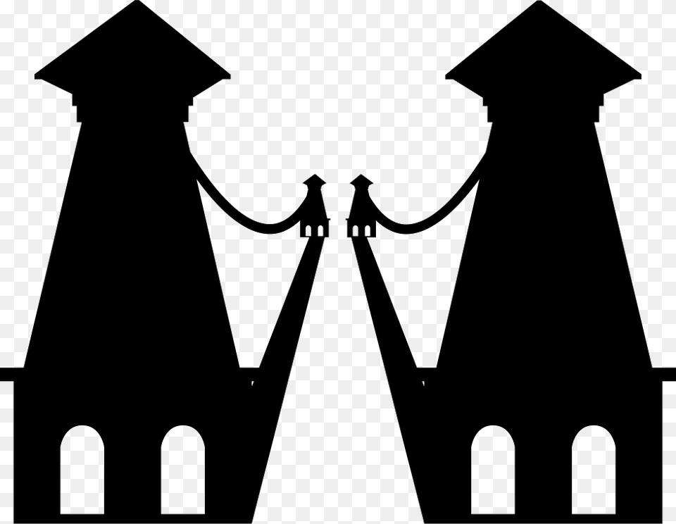 Antioquia Bridge Silhouette Monument Of Colombia Country, People, Person, Stencil Free Png Download