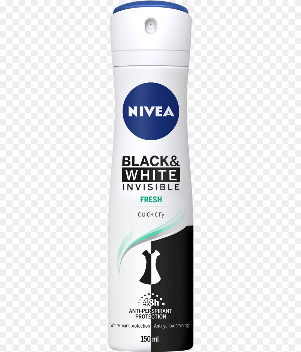 Antiperspirant Care Nivea Black And White Deodorant, Cosmetics, Can, Tin Png Image