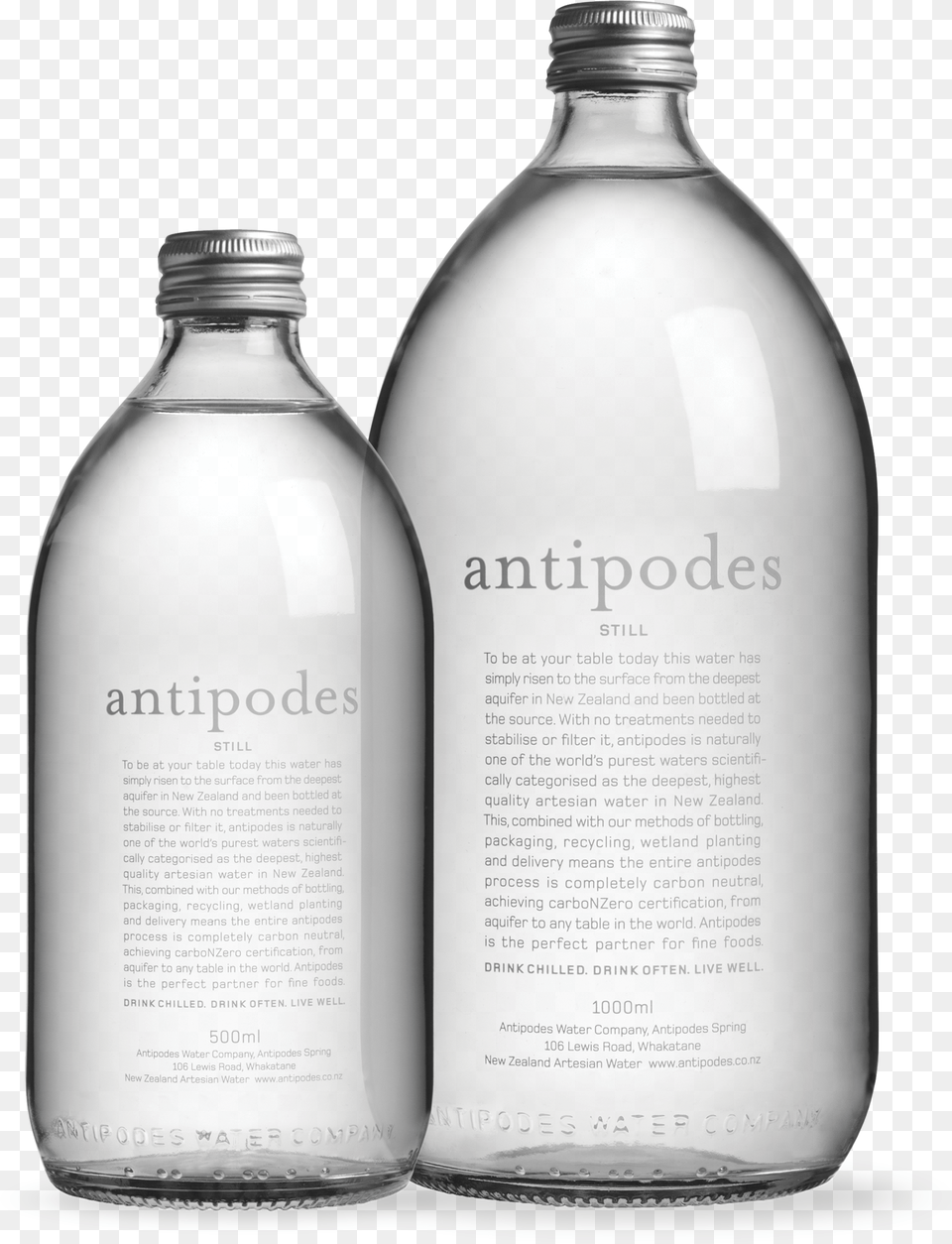 Antipodes Water Glass Bottle Png Image