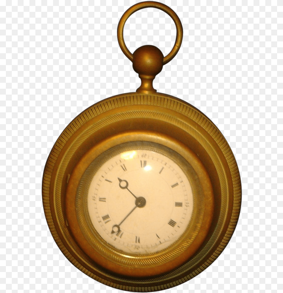 Antique 19th Century French Empire Small Scale Cartel Pocket Watch, Wristwatch Free Png