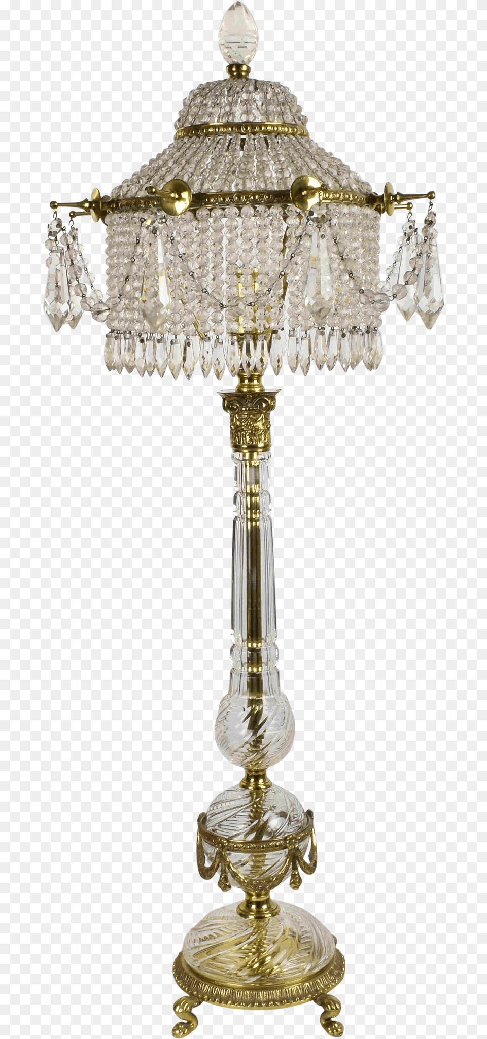 Antique, Lamp, Table Lamp, Lampshade, Chandelier Free Png Download