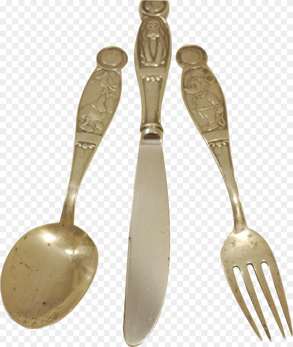 Antique, Cutlery, Fork, Spoon, Blade Free Png Download