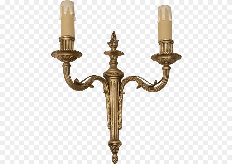 Antique, Chandelier, Lamp, Bronze, Candle Free Transparent Png