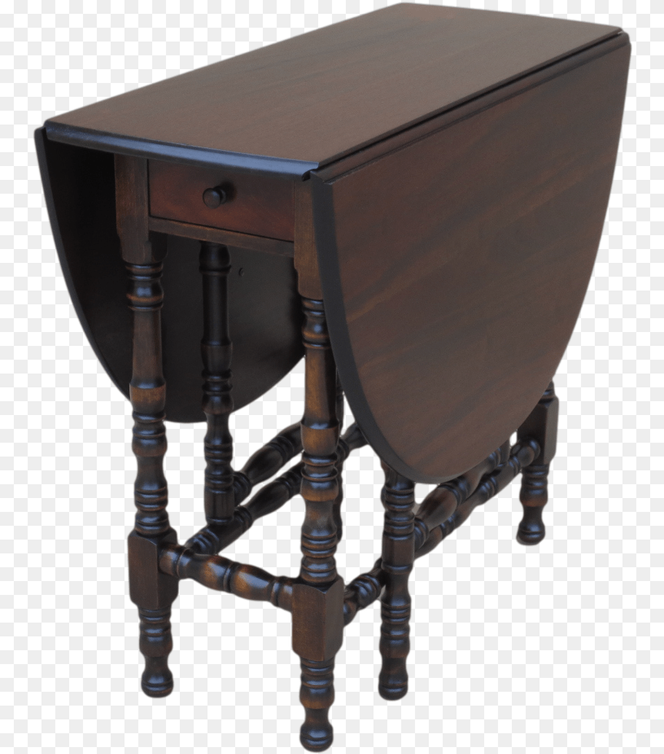 Antique And Vintage Oval Double Drop Leaf Dining Table Antique Drop Leaf Table Drawers, Furniture, Dining Table, Desk Png