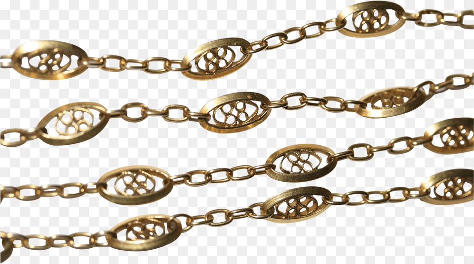 Antique Art Nouveau 18k Gold Fancy Chain Necklace Ca Divine Antique Art Nouveau 245 Inch 18k Yellow Gold, Accessories, Jewelry Free Png Download