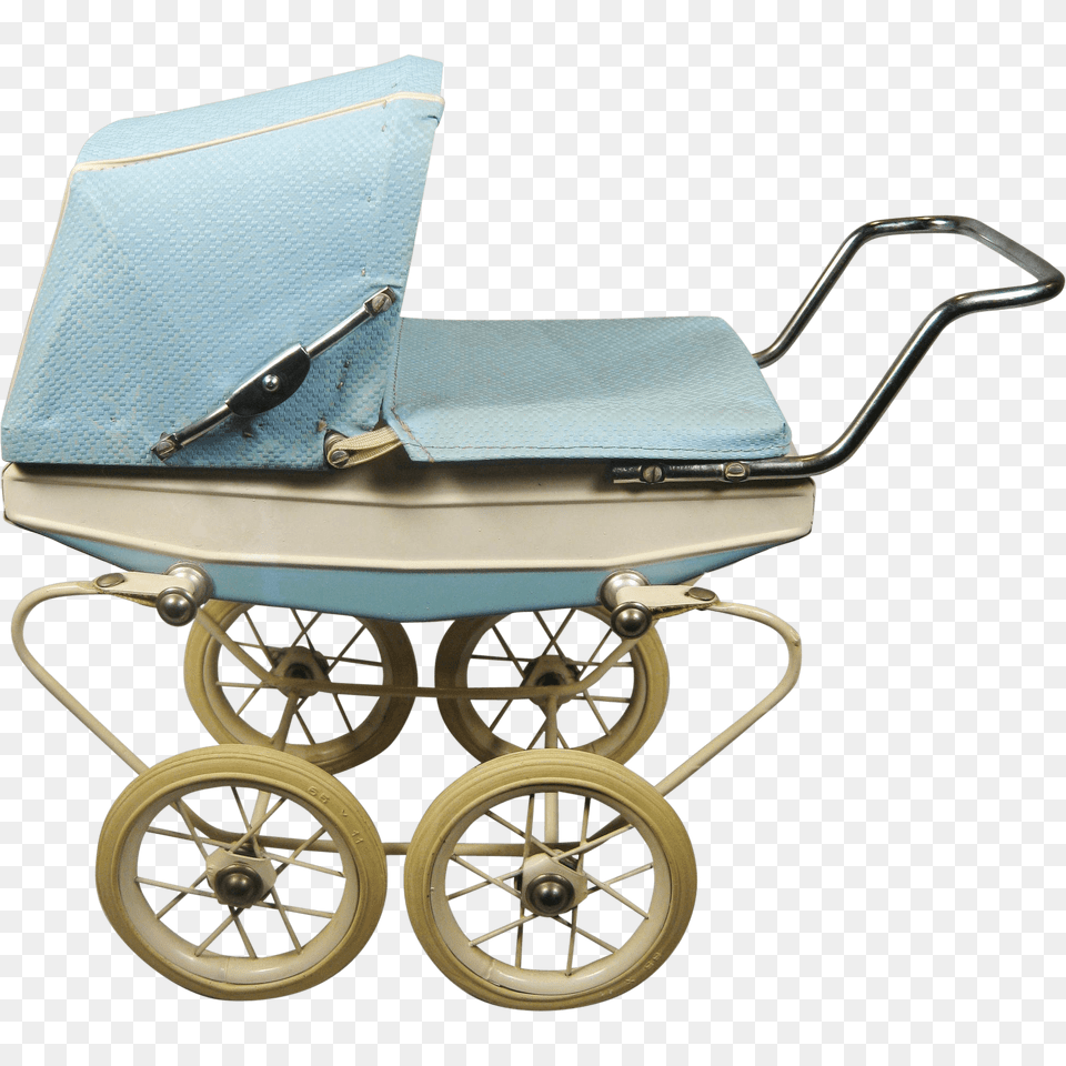 Antique Baby Pram, Wagon, Vehicle, Transportation, Wheel Png Image