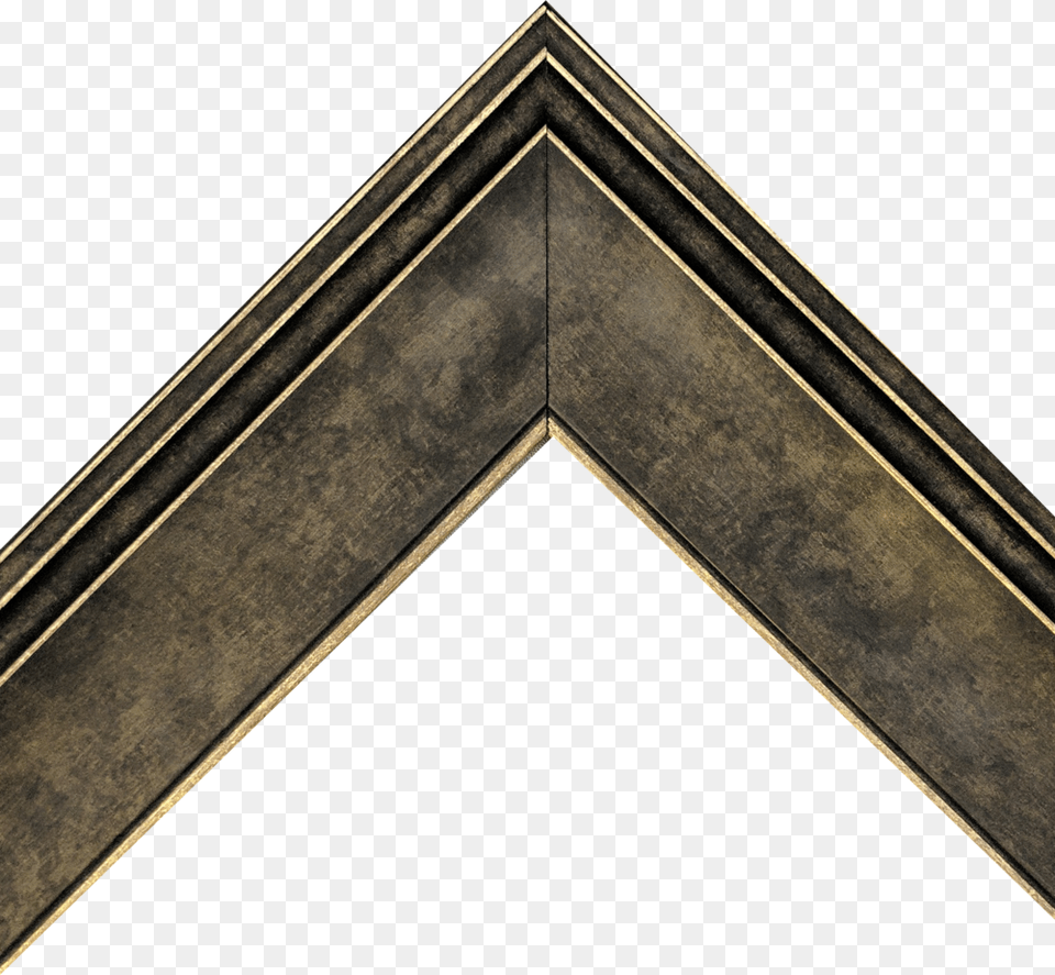 Antique Brown With Gold Trim Holdman Studios, Corner, Triangle, Wood, Outdoors Free Png Download