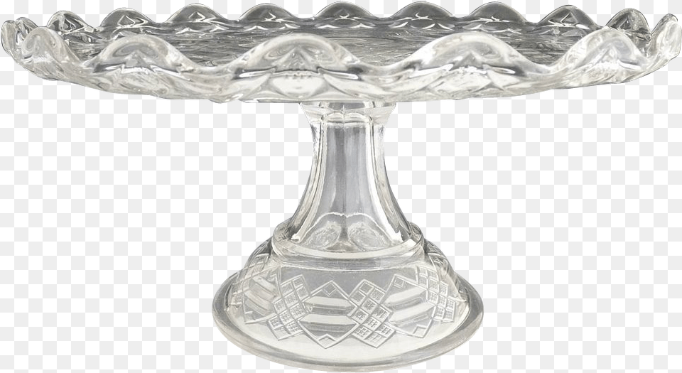 Antique Bryce Walker Glass Cake Stand Jacobs Ladder Cake Stand Transparent Background Png