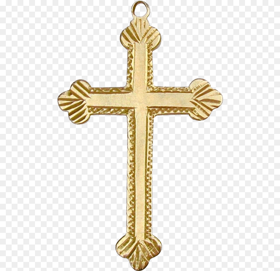 Antique Budded Apostles39 Cross Holy Trinity Trefoil Jewellery, Symbol, Crucifix Png Image