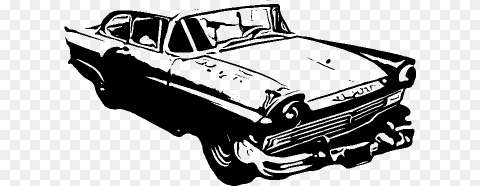 Antique Car, Gray Free Png Download