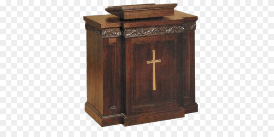 Antique Church Pulpit, Altar, Architecture, Building, Prayer Png Image