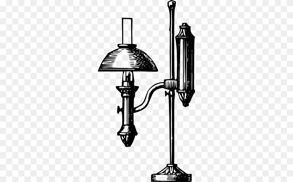 Antique Desk Electric Lamp Clip Art Vector, Lampshade Png