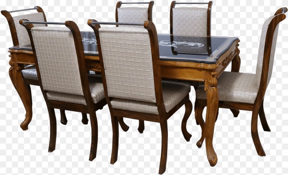 Antique Dining Table With Chairs Chair, Architecture, Room, Indoors, Furniture Png Image