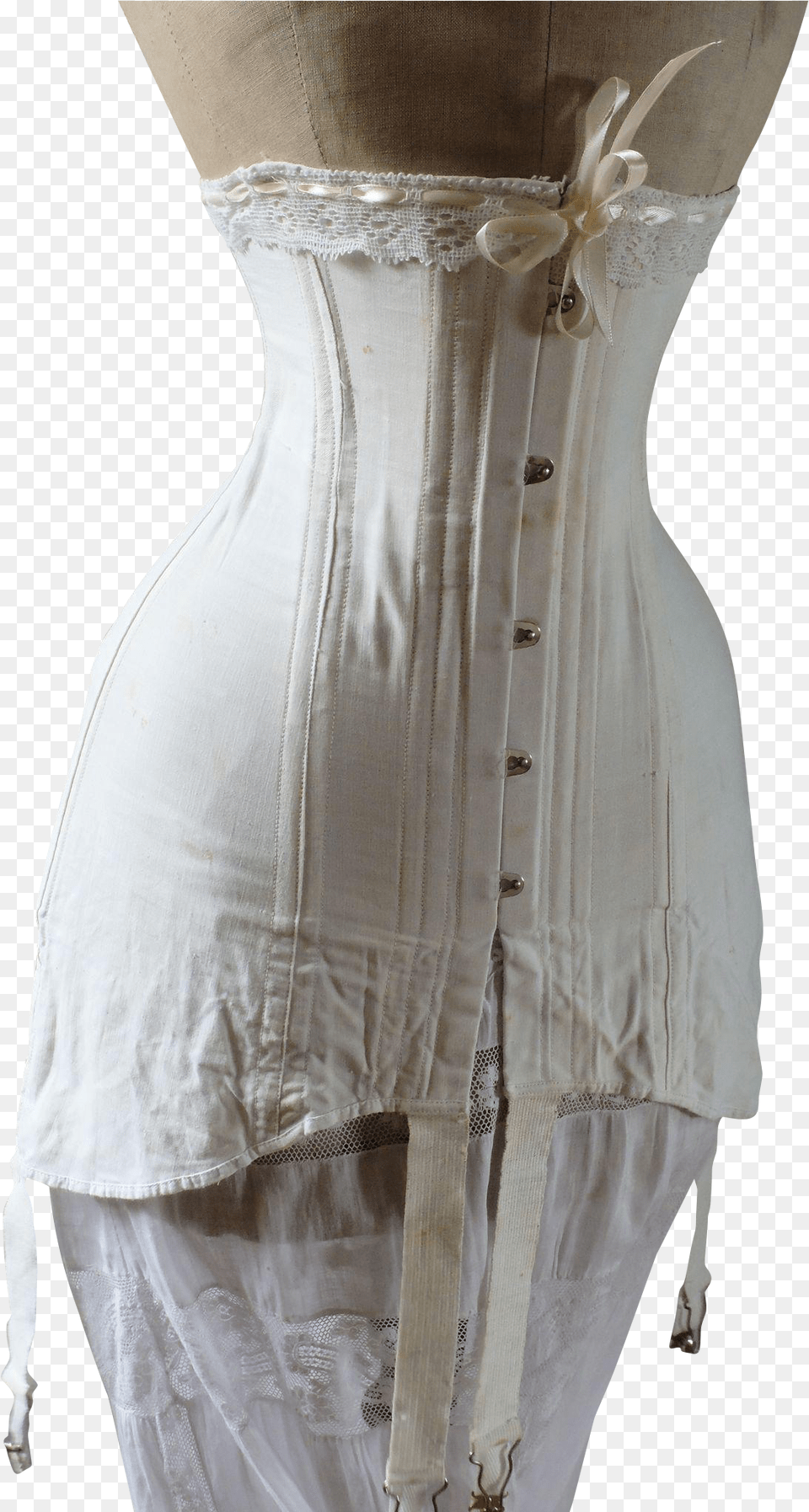 Antique Edwardian Corset Gown, Clothing, Adult, Female, Person Free Png Download