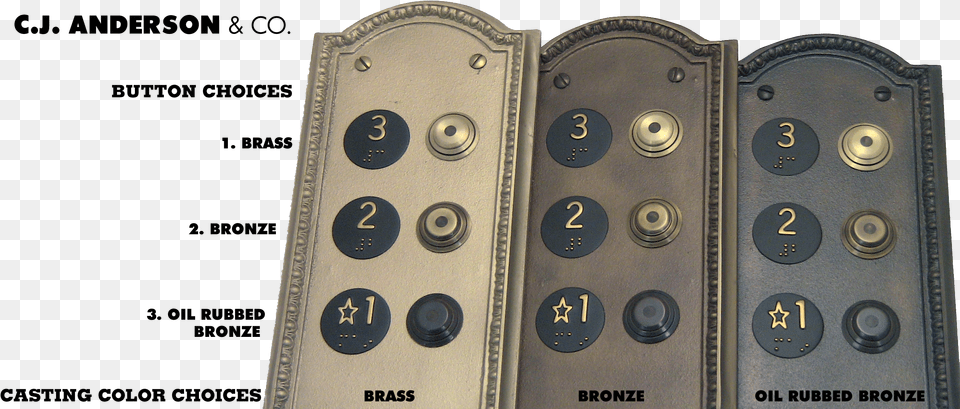 Antique Elevator Button Plate, Electrical Device, Switch Free Png