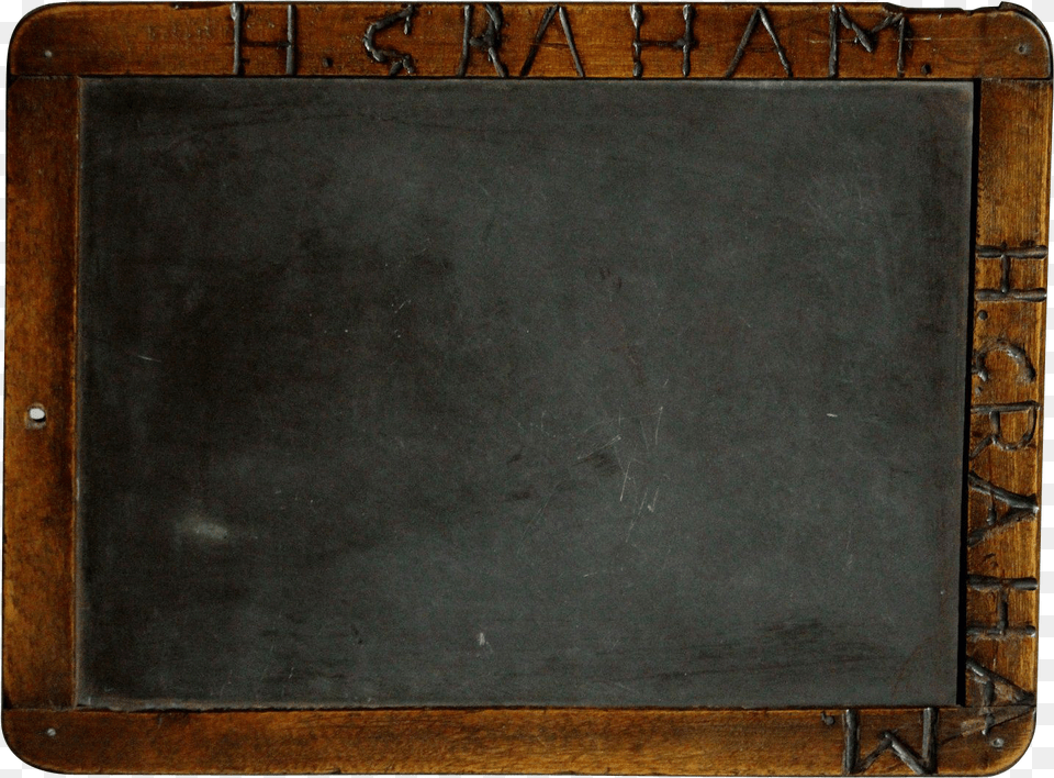 Antique English 19th Century School Chalkboard Slate Chalkboard, Blackboard Free Png Download