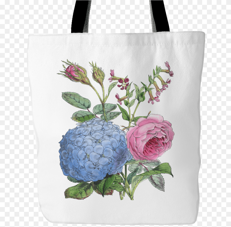 Antique English Floral Rose Bouquet Print Flower, Accessories, Bag, Handbag, Plant Free Png