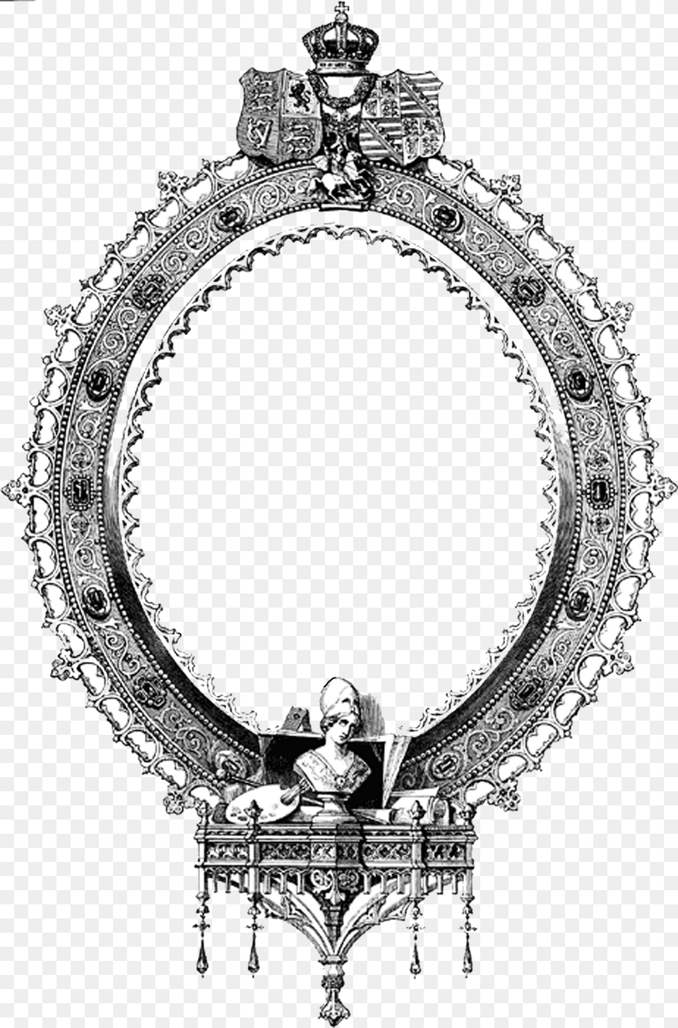 Antique Frame Clip Art, Photography, Woman, Adult, Bride Free Png