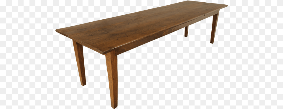 Antique French Oak Farmhouse Three Plank Top Table Table, Bench, Coffee Table, Dining Table, Furniture Free Png